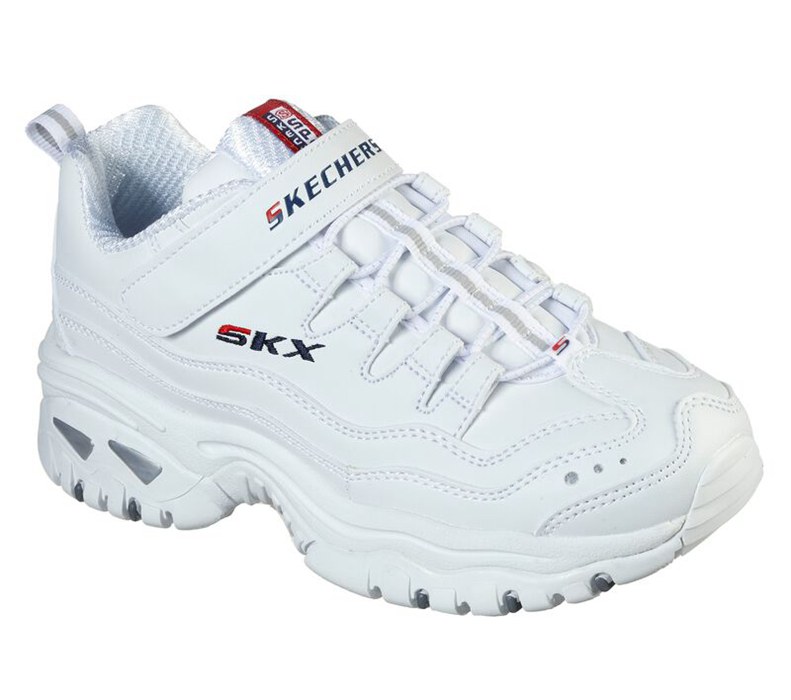 Skechers Flickor Vita Sneakers - Energy - Timeless Style - Sverige (ZTMUC-7962)